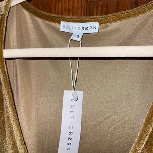 Baltic Born Velvet Wrap Maxi Dress